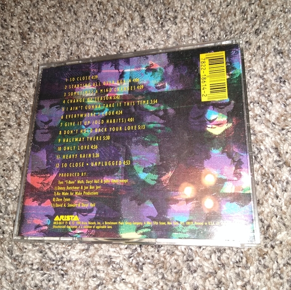 Hall & Oates: Change of Season CD - Picture 2 of 3